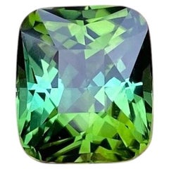Tourmaline 4.40 Ct., natural loose Gemstone, Cushion cut, Nigeria , Certificate!