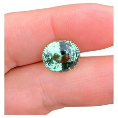 Turmalina 7,42 ct gema natural suelta, talla oval, Nigeria, certificado GFCO