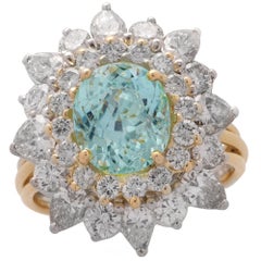 Tourmaline and Diamond Ballerina Ring