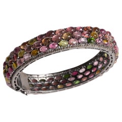 Turmalin- und Diamant-Armreif
