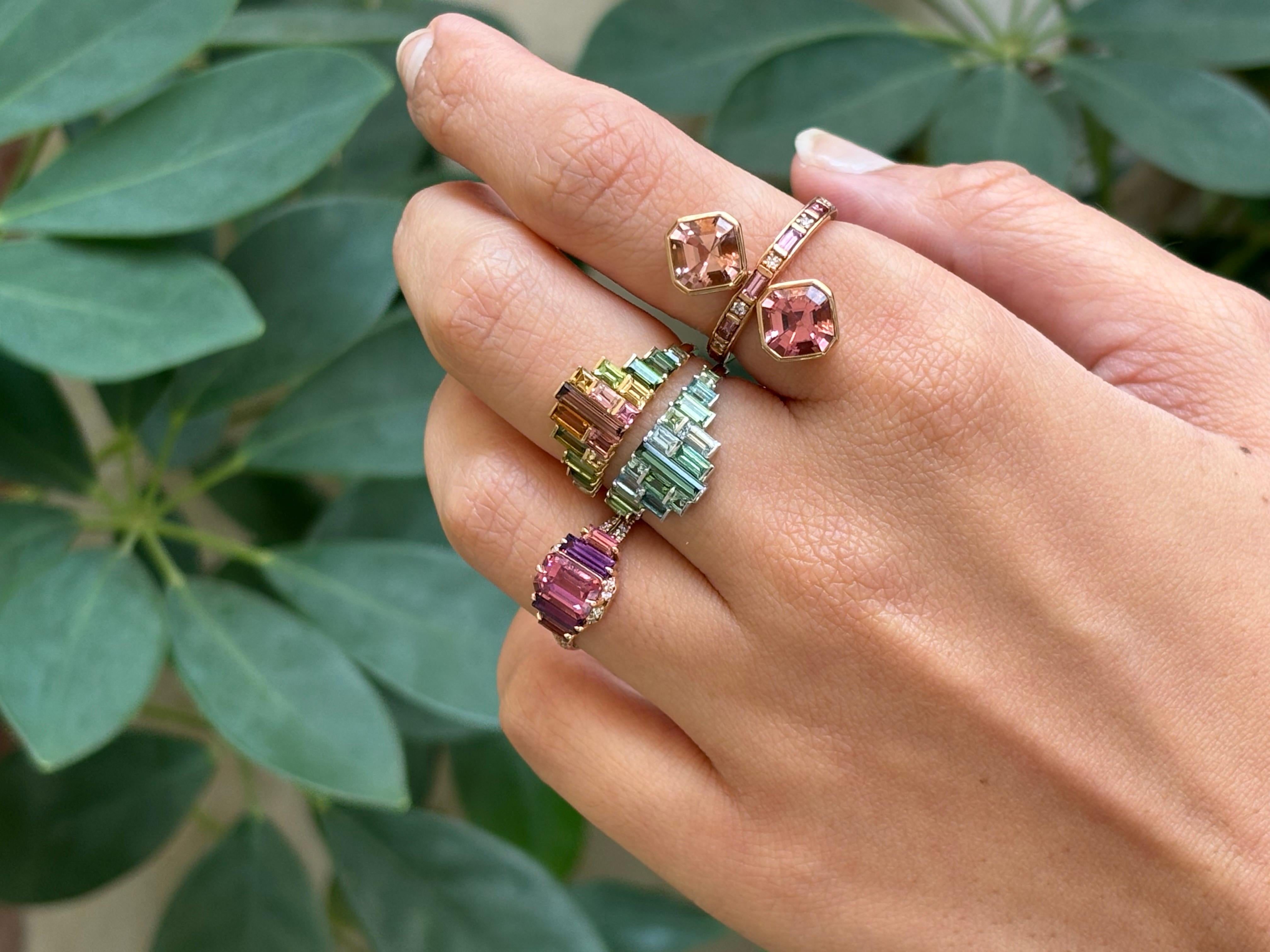 Women's Tourmaline and Diamond Cocktail Ring
