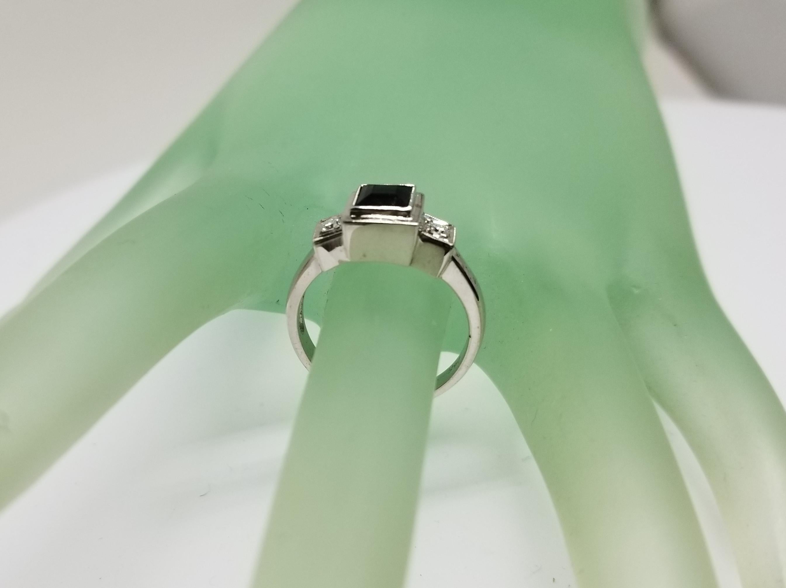 Tourmaline and Diamond Ring For Sale 1