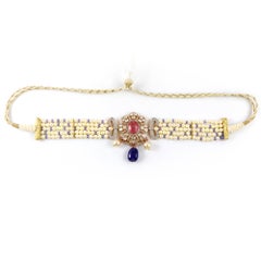 Tourmaline Choker Necklace 0693