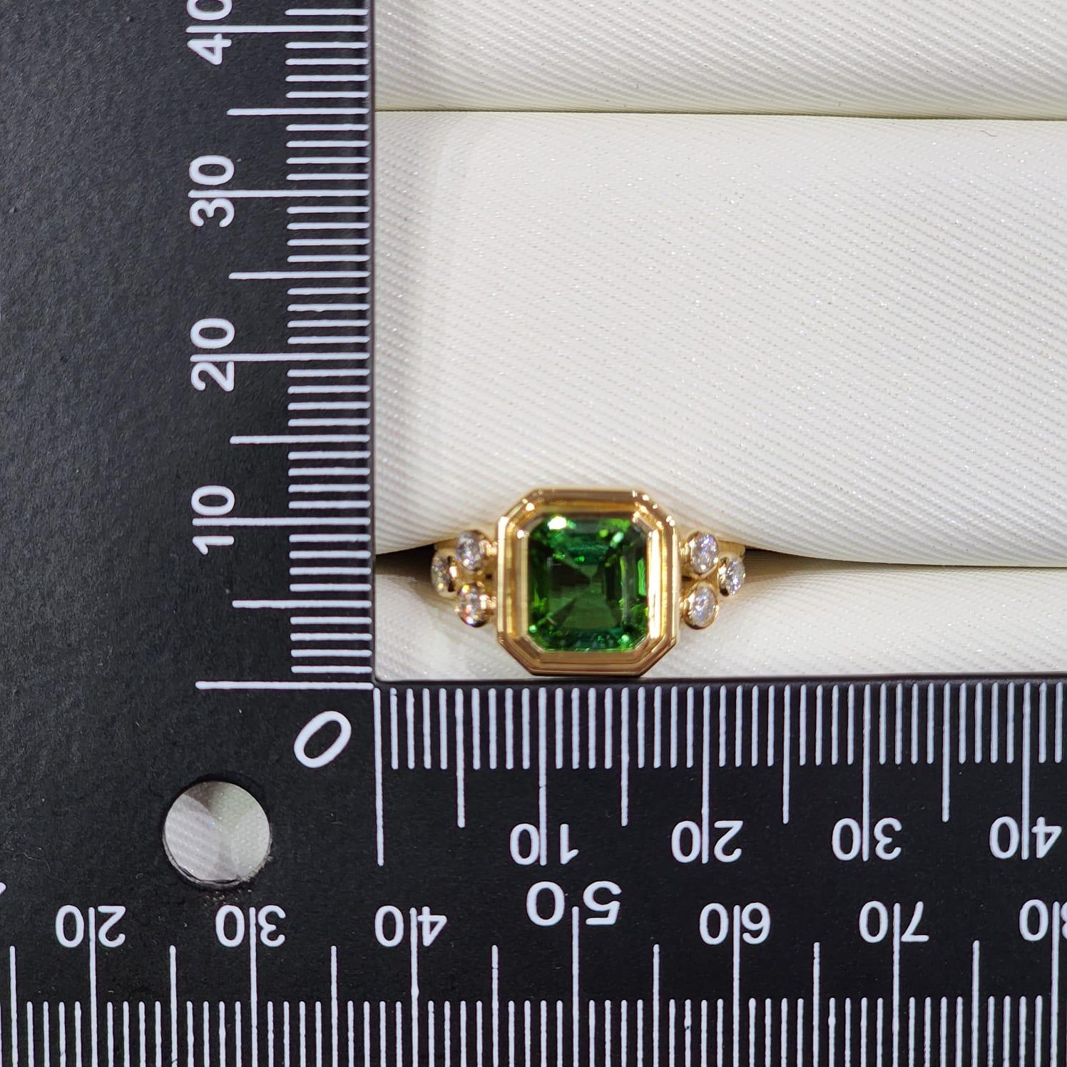 Tourmaline Cocktail Ring in 18K Yellow Gold 2