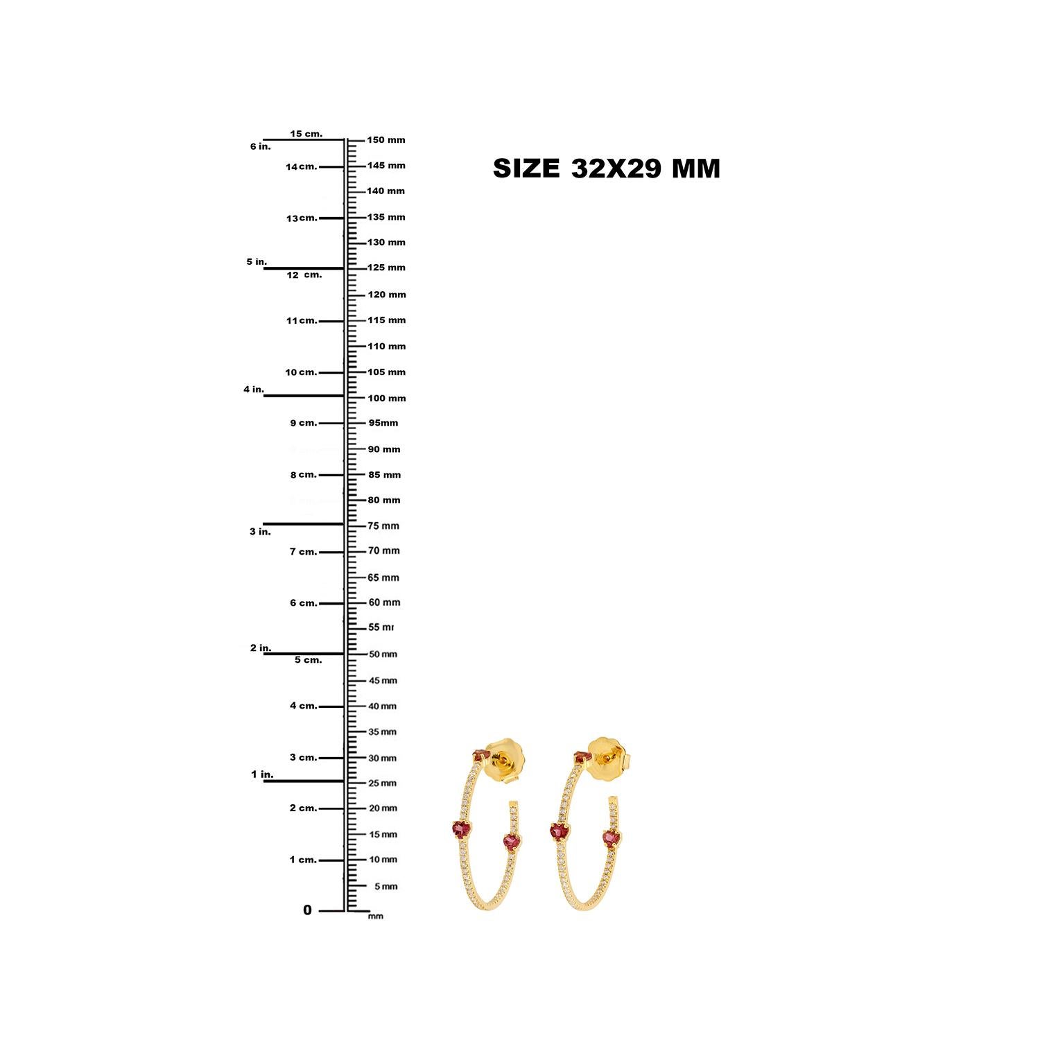 Taille mixte Boucles d'oreilles en or jaune 14k avec tourmaline et diamants en vente