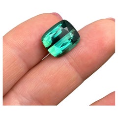 Tourmaline Lagoon 10.13Ct natural gemstone, Cushion cut, Afghanistan, GIA, GFCO