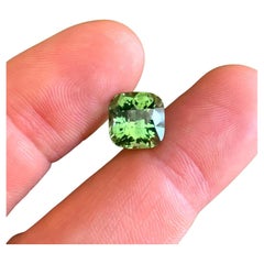 Tourmaline Natural Loose gemstone 6.59 ct., Cushion cut., Certificate. Nigeria