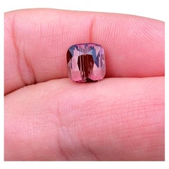 Turmalin Rosa 3.55Ct natürlicher loser Edelstein Square Cushion Schliff, GFCO zertifiziert