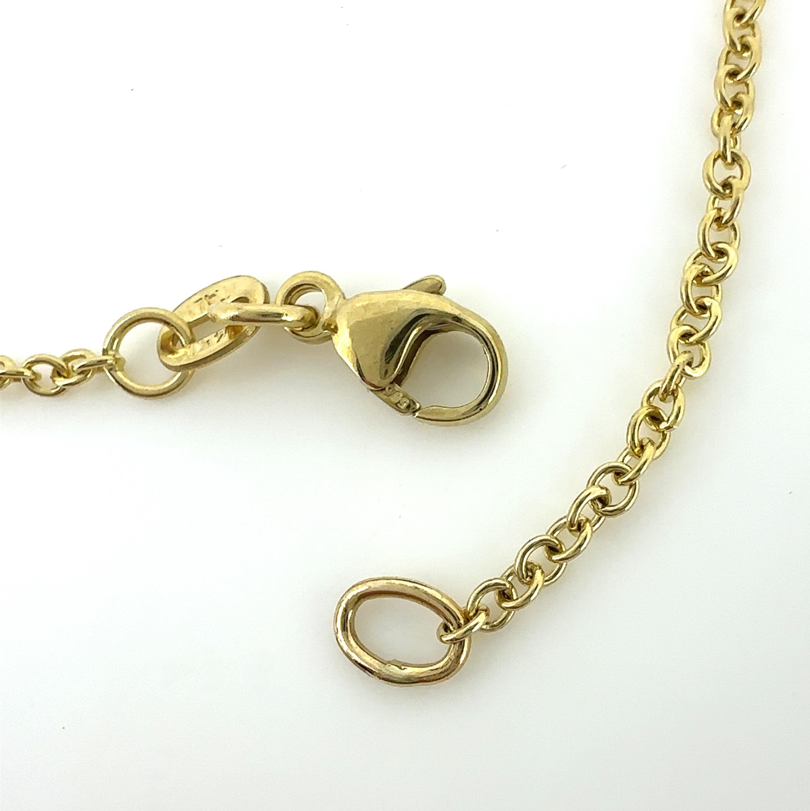 Eytan Brandes Collier « Cobblestone » en or 14 carats avec tranches de tourmaline en vente 7