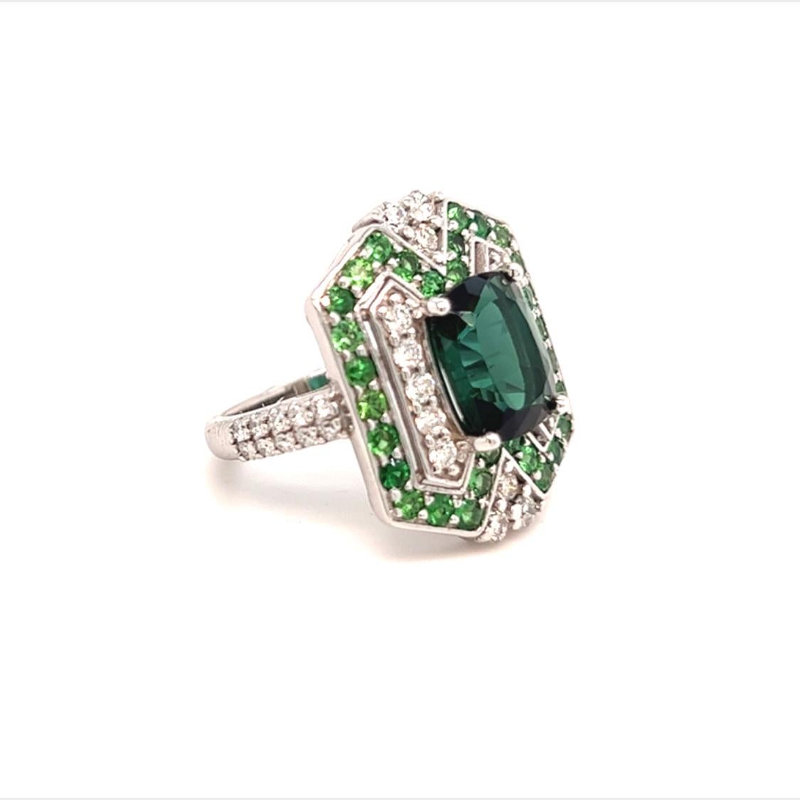 Tourmaline Tsavorite Diamond Ring Size 6.25 14k Gold 5.55 TCW GIA Certified $7,550 215422

This fine piece of jewelry is designed by Enrico Kassini!

Nothing says, “I Love you” more than Diamonds and Pearls!

This item has been Certified, Inspected,