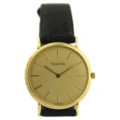 Tourneau Montre habillée en or jaune 14 carats