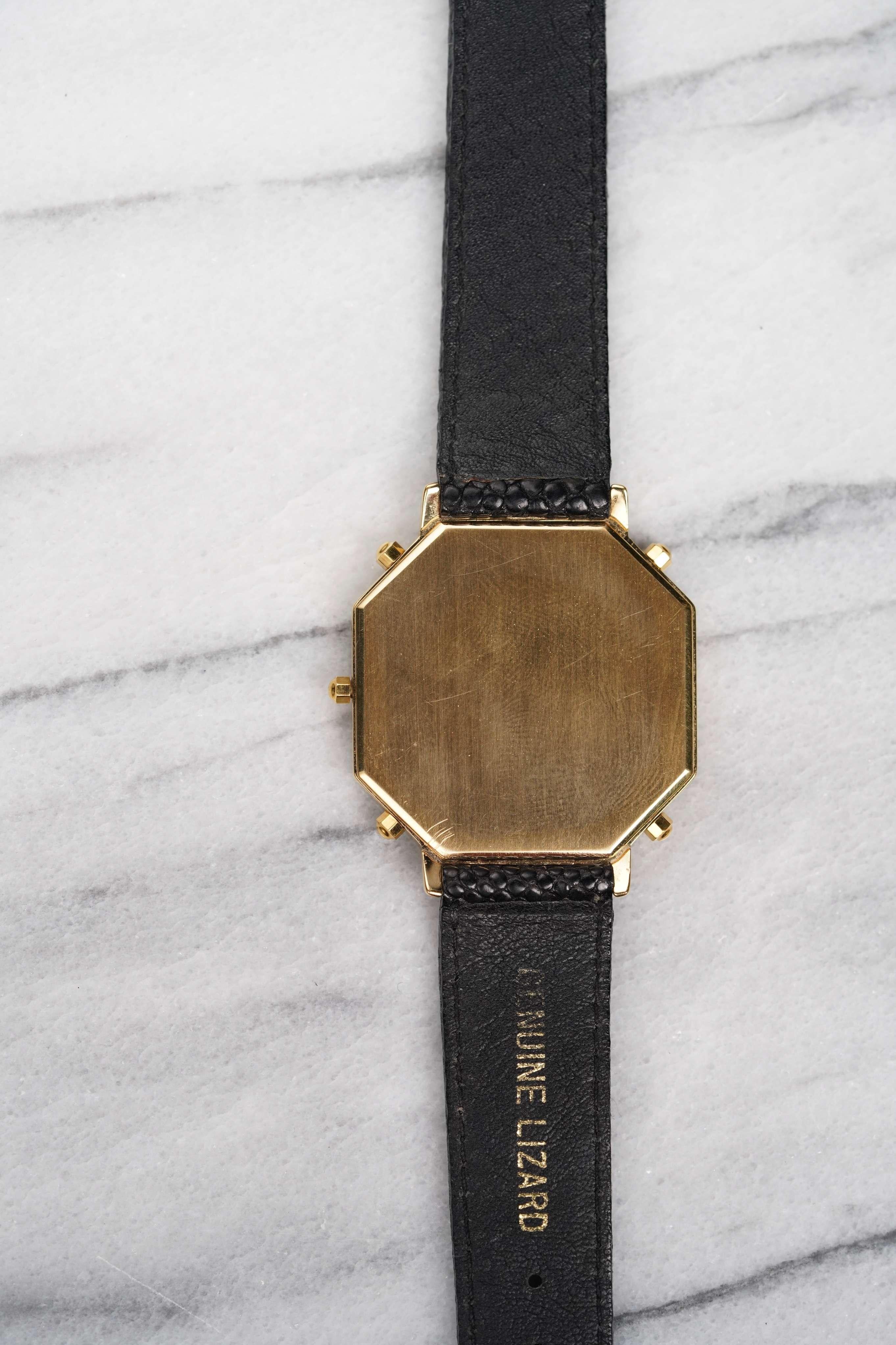 Femenino o masculino Reloj Tourneau 4 Tiempos Zona en caja chapada en oro, años 90 en venta