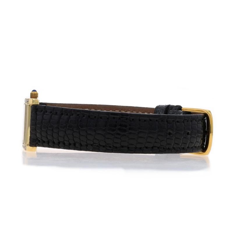 Femenino o masculino Reloj de pulsera Tourneau Diamond para mujer - Oro amarillo 14k .34ctw Cuarzo 1 año de garantía