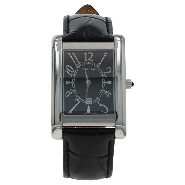 Tourneau Men's Watch 8 1/2" 7 3/4" - Stainless Steel Quartz