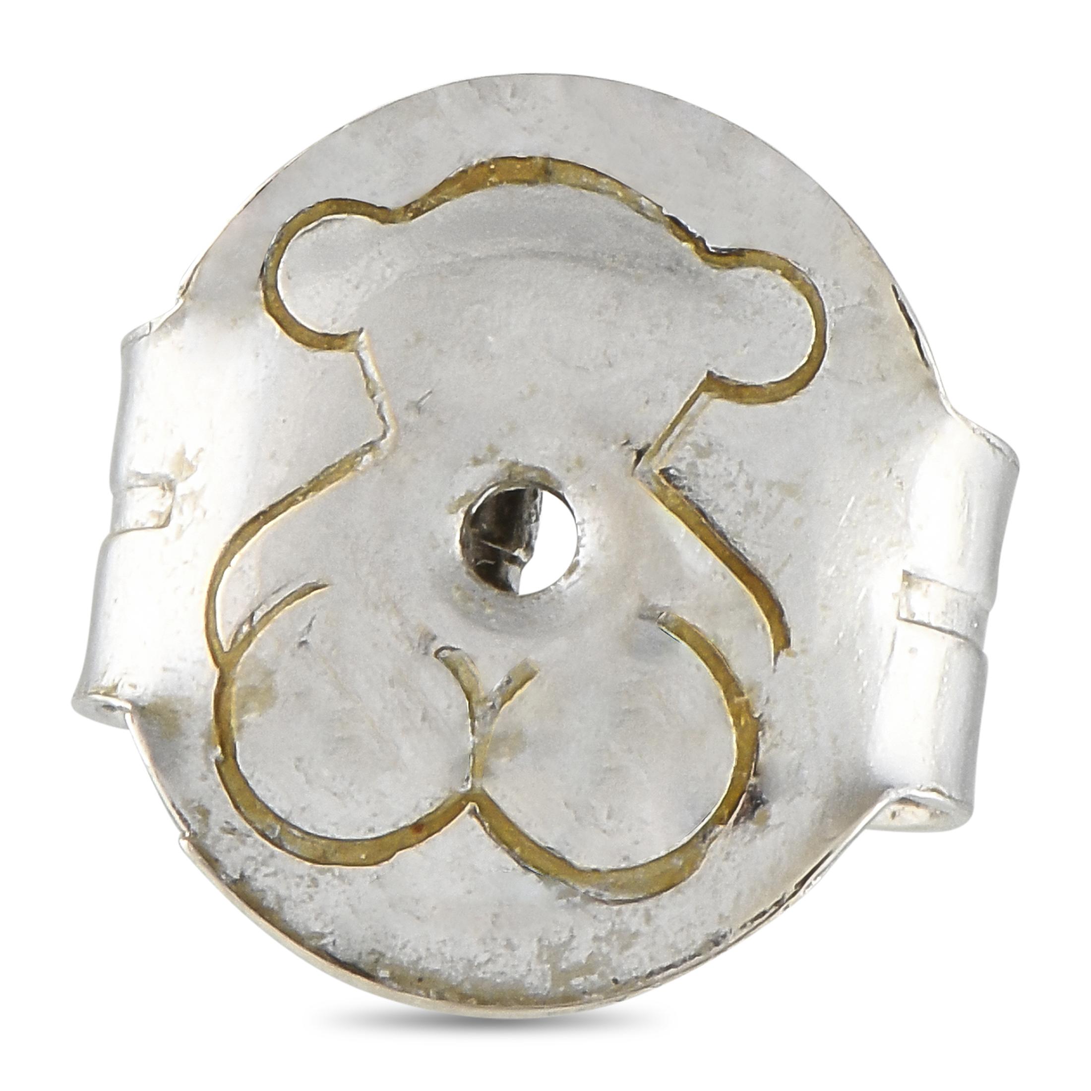 Taille ronde Tous Boucles d'oreilles en or blanc 18 carats avec 1,75 ct de diamant en vente