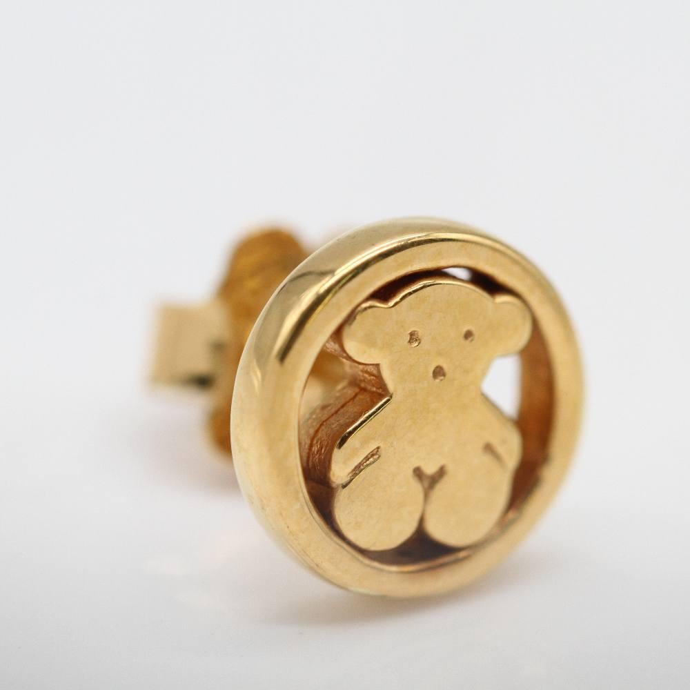 TOUS CAMILLE 18k gold earrings second hand In Excellent Condition For Sale In Barcelona, CT