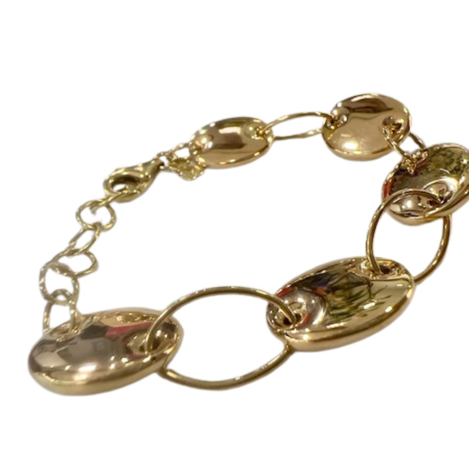 TOUS Contemporary Design 18k yellow Gold Bracelet For Sale 2