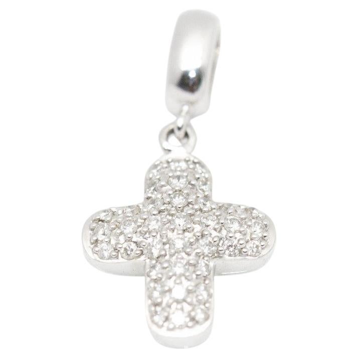 TOUS Cross with Diamonds Pendant