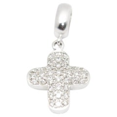 TOUS Cross with Diamonds Pendant