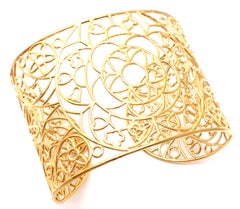 Tous Matching Cuff Bracelet Necklace Ring Earrings Yellow Gold Jewelry Suite