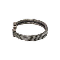 Bracciale a fascia in argento sterling con motivo a orso di Tous #25647