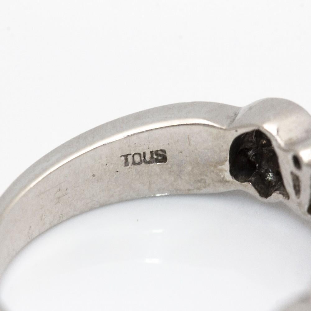 TOUS TULIP ring in gold and diamonds For Sale 1