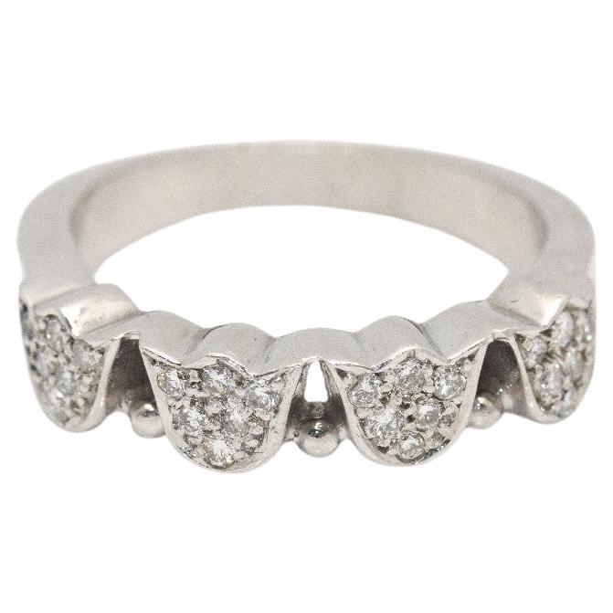 TOUS TULIP ring in gold and diamonds