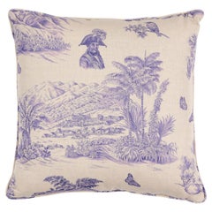 Toussaint Toile in Purple  20" Pillow