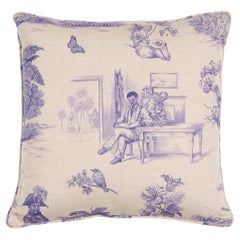 Toussaint Toile in Purple  20" Pillow