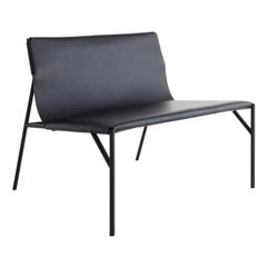 Chaise longue noire Tout Le Jour de Marc Thorpe