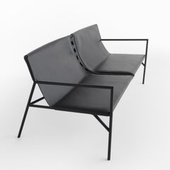 Tout Le Jour Black Sofa by Marc Thorpe