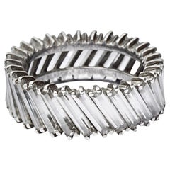 Tova Sterling Silver Ring with Baguette Cubic Zirconias