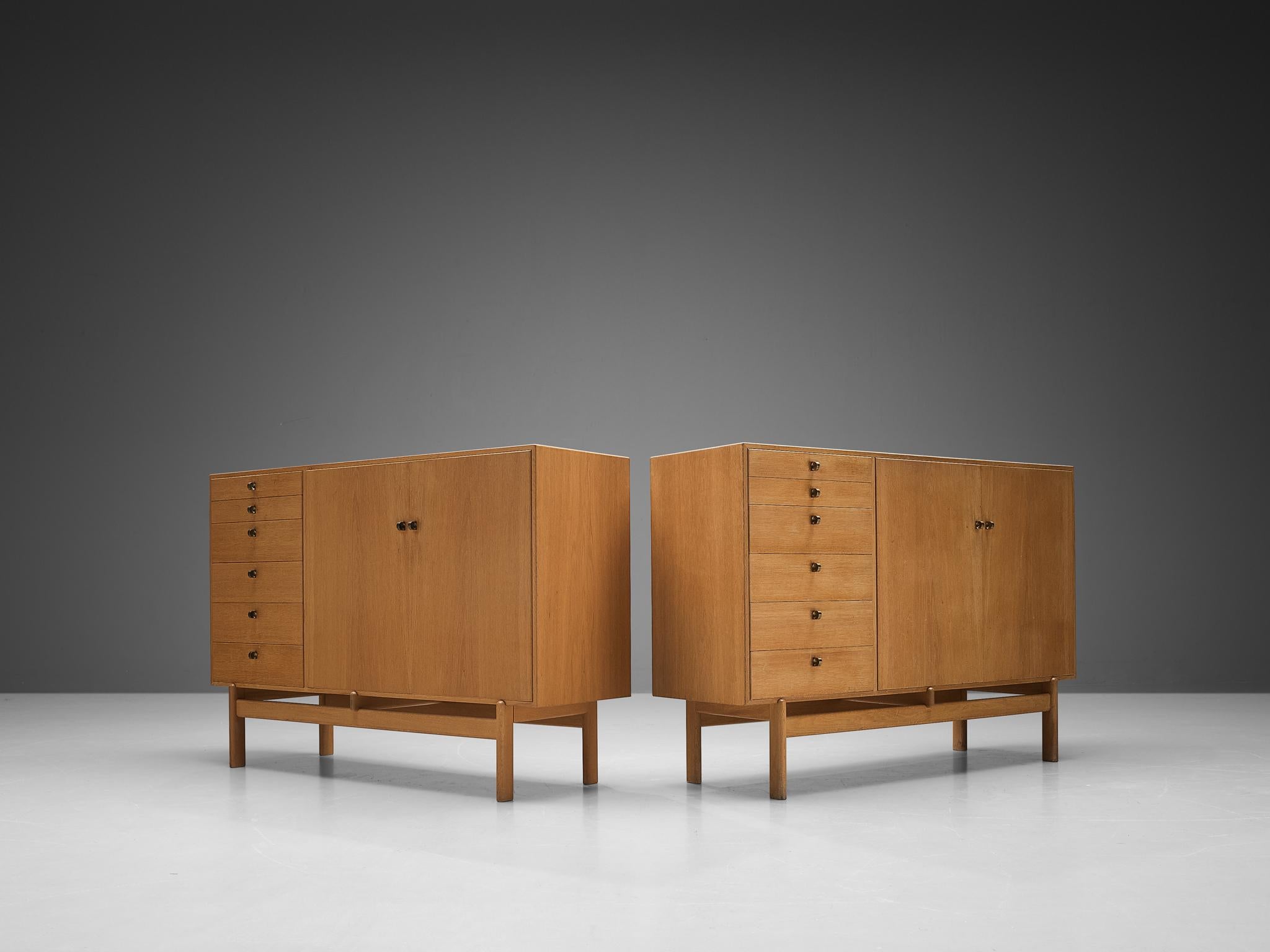 Tove and Edvard Kindt-Larsen Cabinet with Original Orange Interior  6