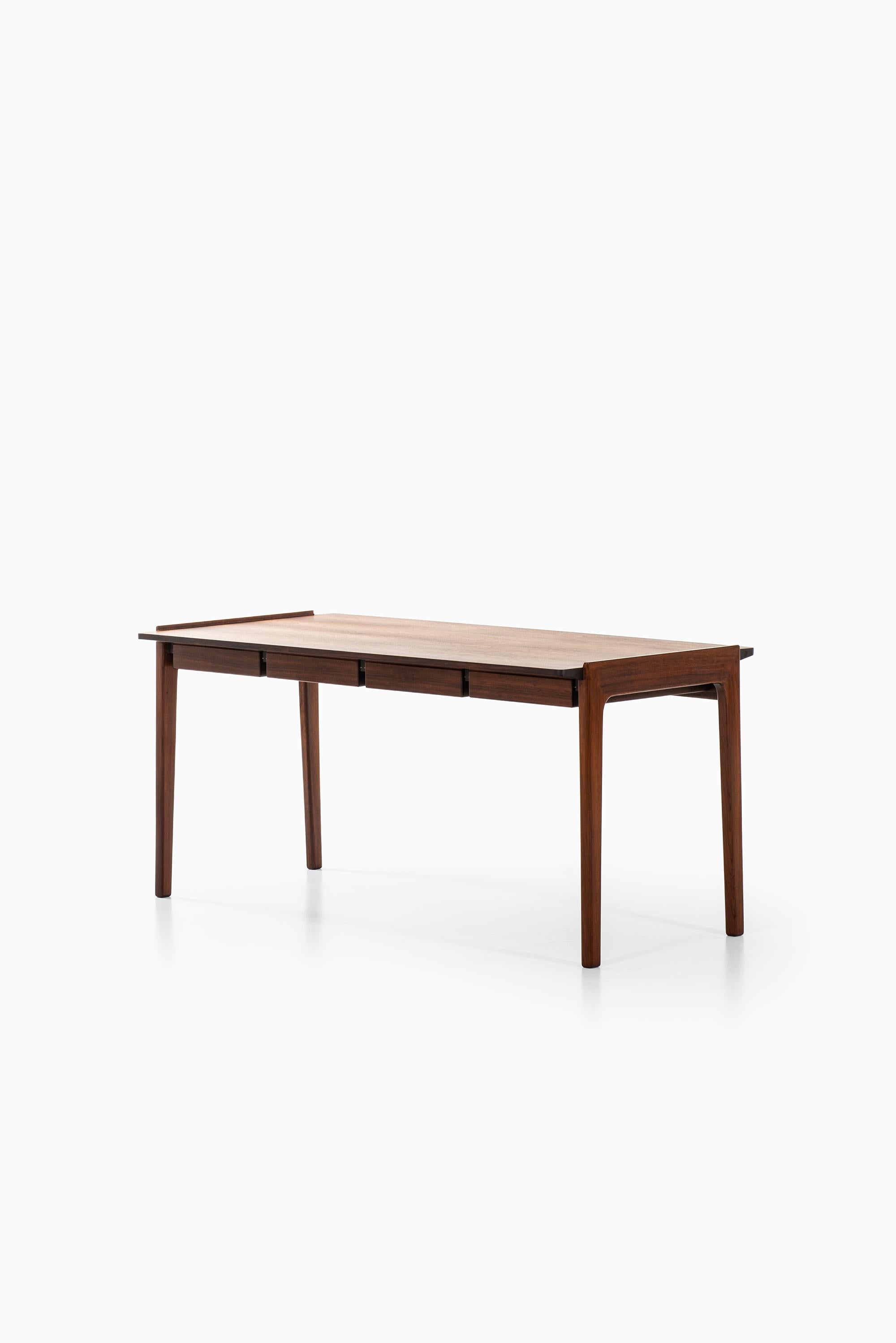 Brass Tove & Edvard Kindt-Larsen Desk by Thorald Madsens Snedkeri in Denmark For Sale