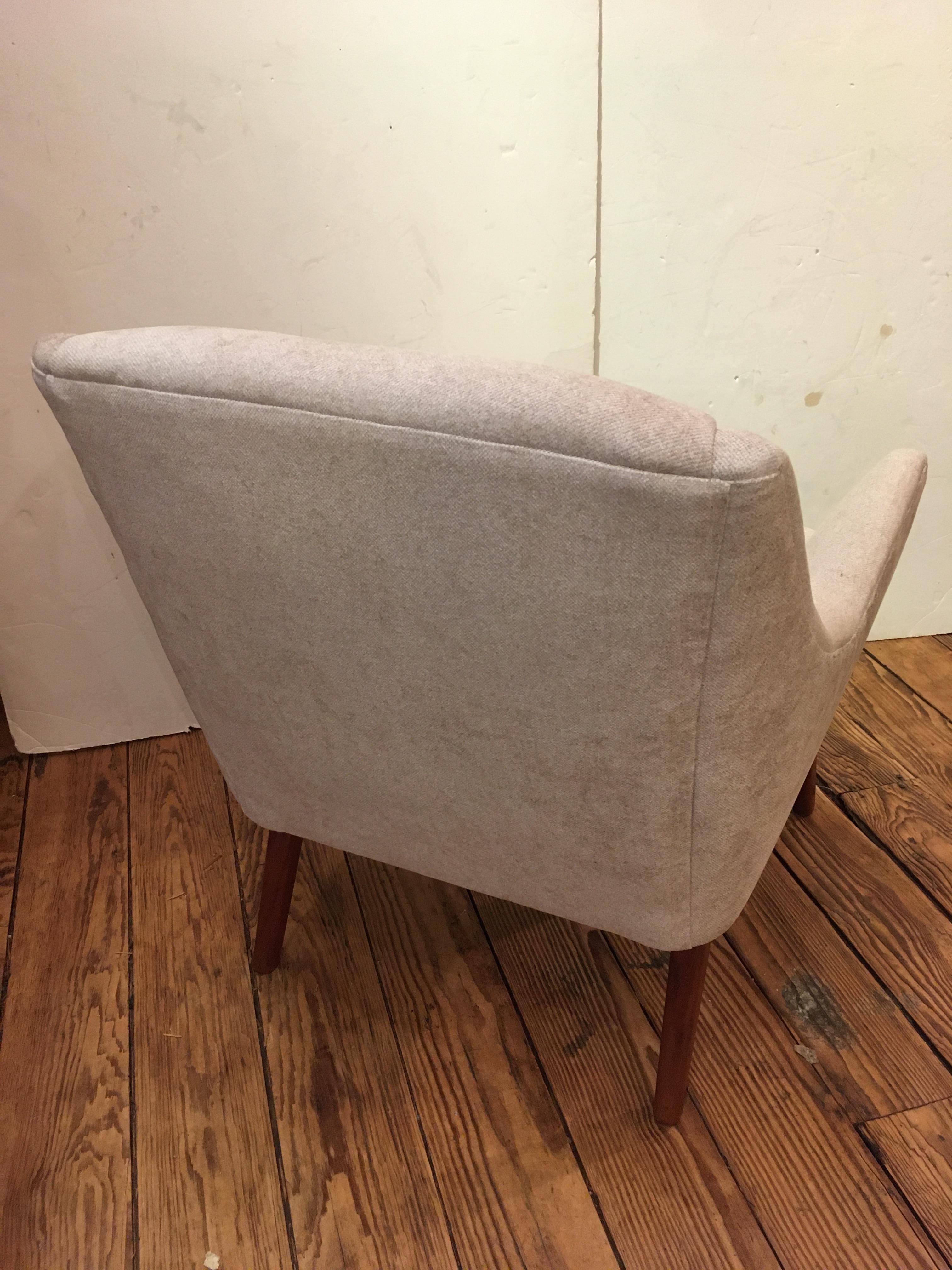 Upholstery Tove & Edvard Kindt-Larsen for Gustav Bertelsen Newly Upholstered Club Chair