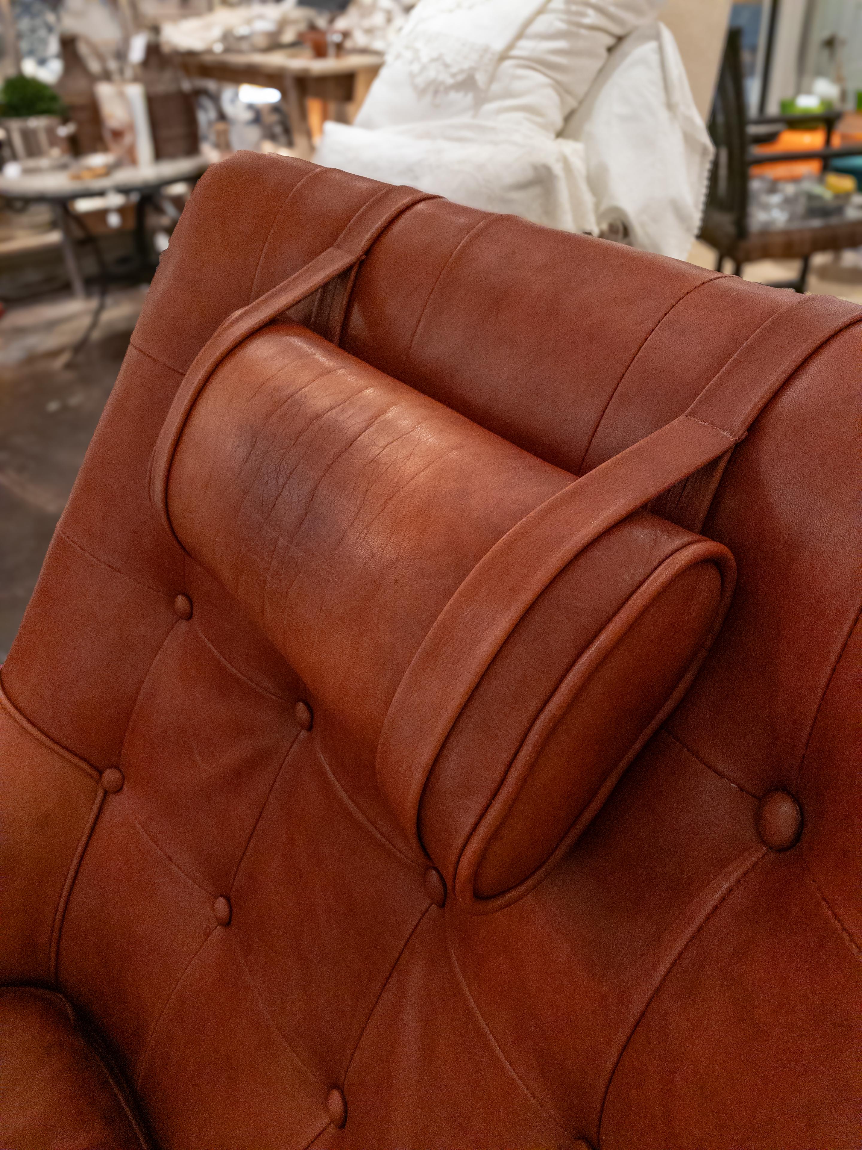 Mid-20th Century Tove & Edvard Kindt-Larsen Leather Lounge Chair For Sale