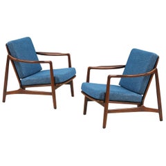 Tove & Edvard Kindt-Larsen Lounge Chairs for France & Daverkosen