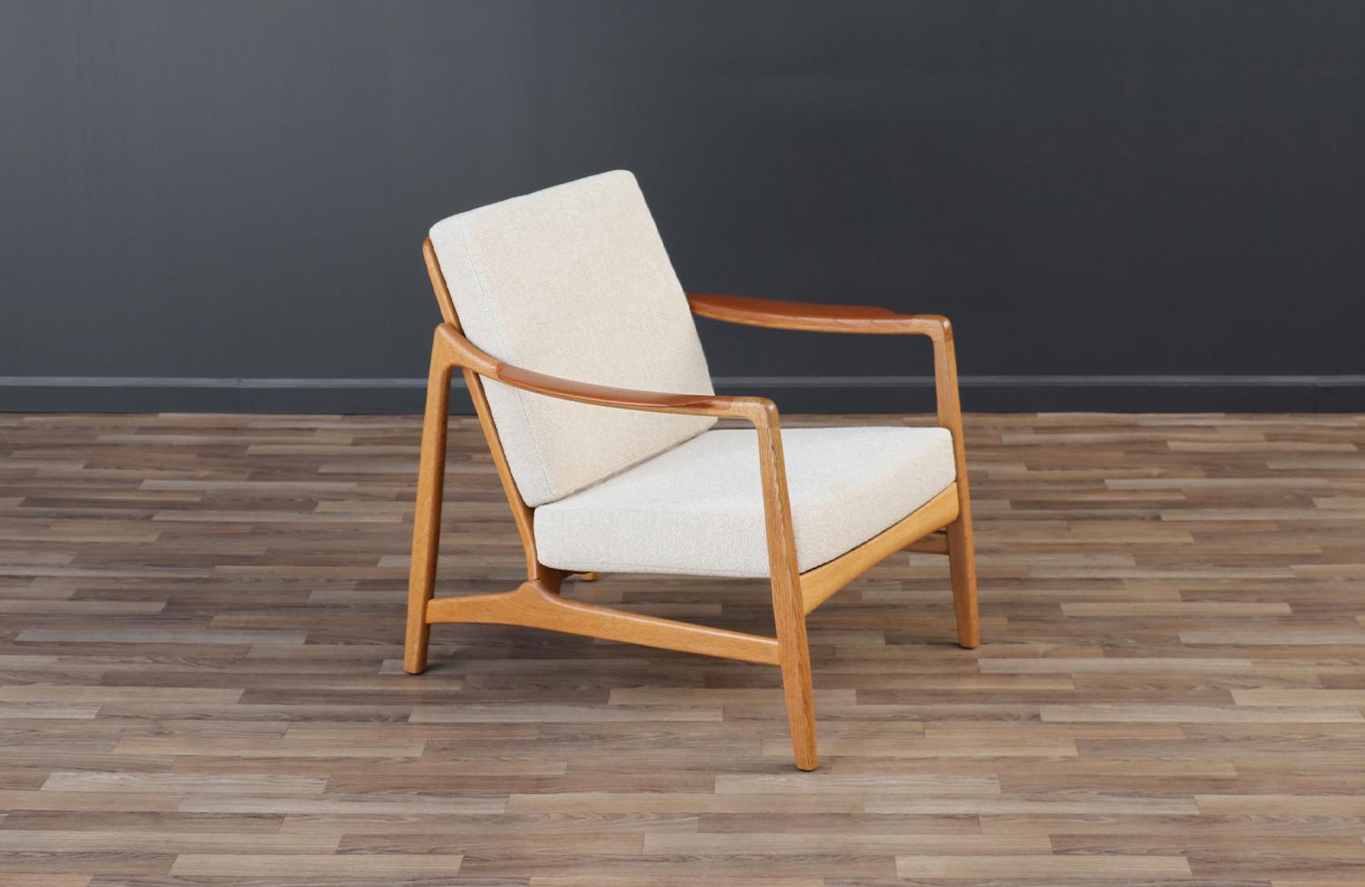 Mid-Century Modern Expertly Restored - Tove & Edvard Kindt-Larsen Model-117 Lounge Chair For Sale