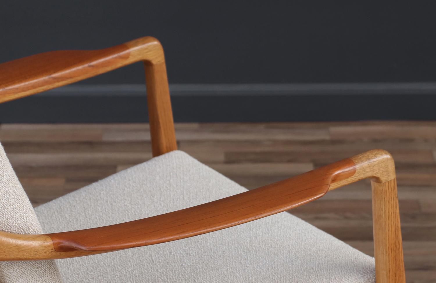 Expertly Restored - Tove & Edvard Kindt-Larsen Model-117 Lounge Chair For Sale 2