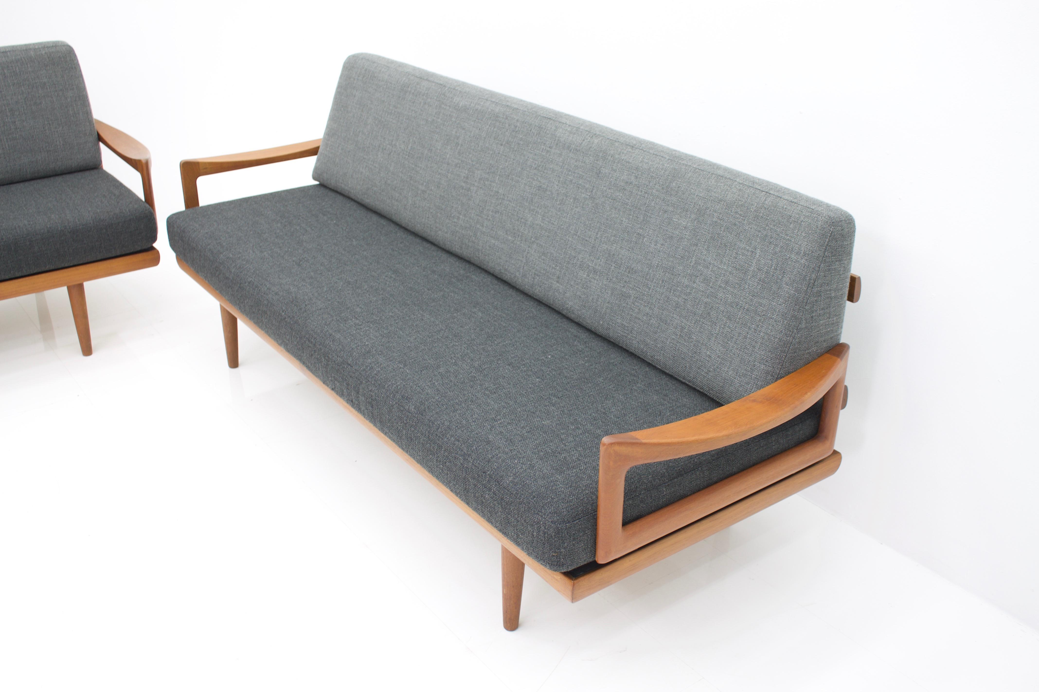Tove & Edvard Kindt-Larsen Sofa Daybed Bench by Gustav Bahus Norway, 1960s 5