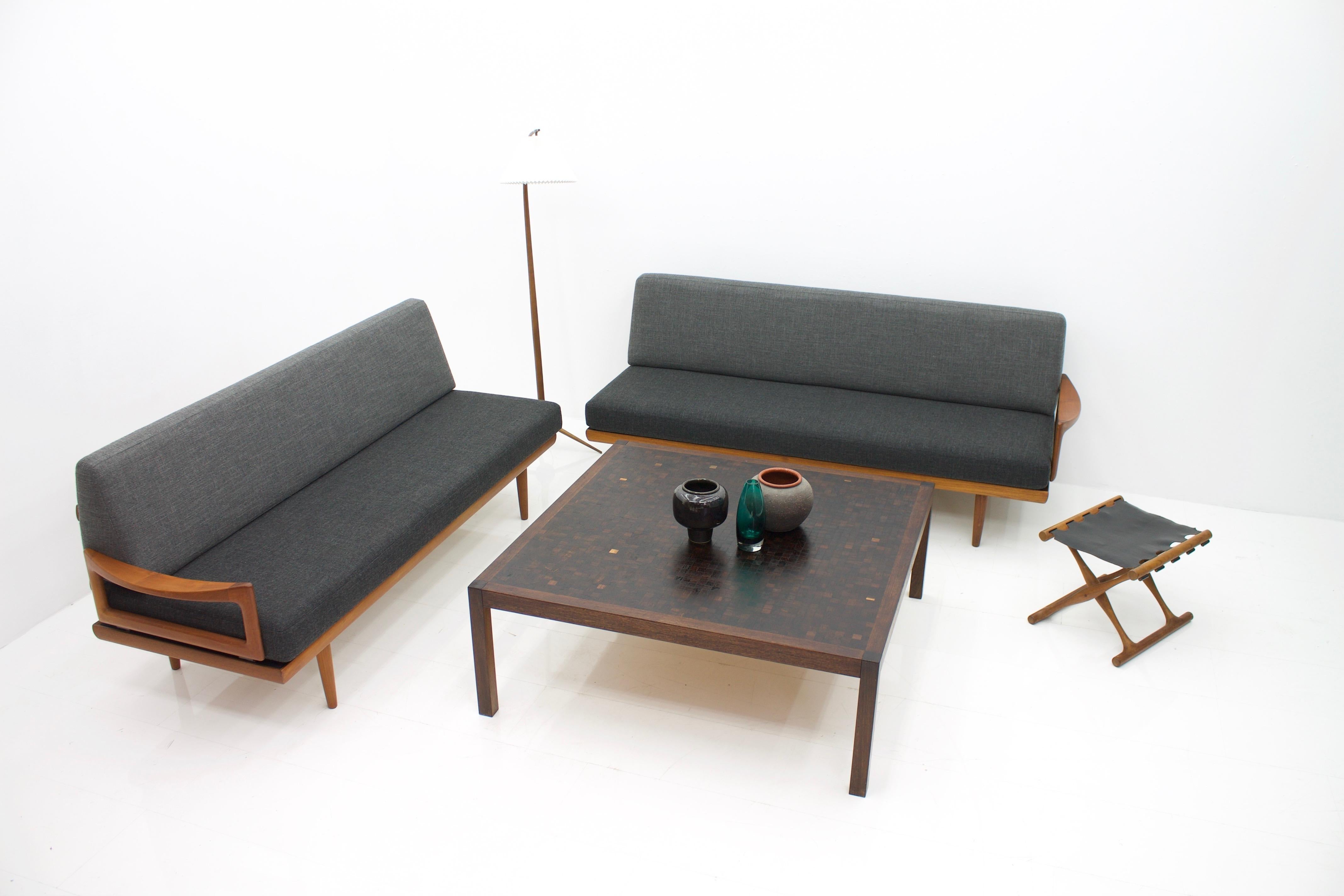 Tove & Edvard Kindt-Larsen Sofa Daybed Bench by Gustav Bahus Norway, 1960s 10