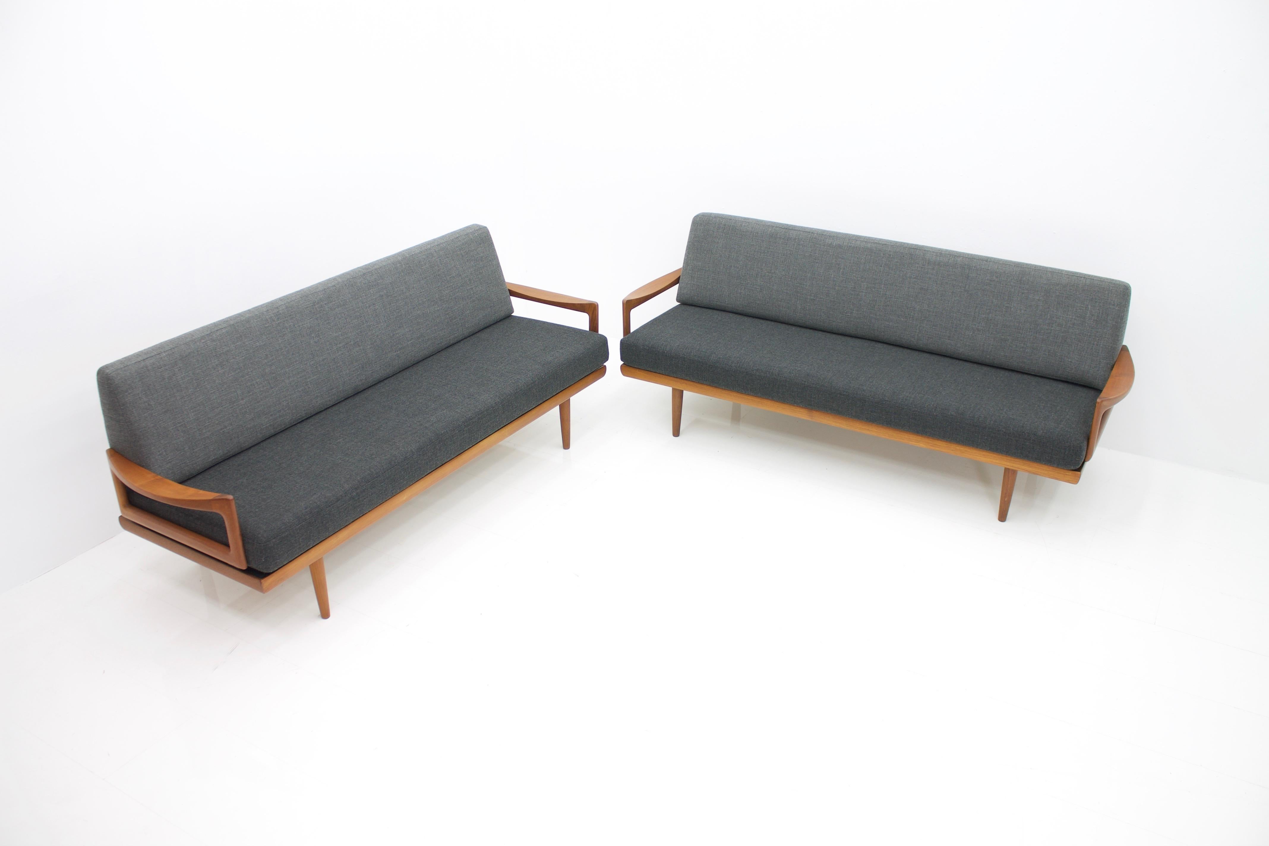 Tove & Edvard Kindt-Larsen Sofa Daybed Bench by Gustav Bahus Norway, 1960s (Skandinavische Moderne)