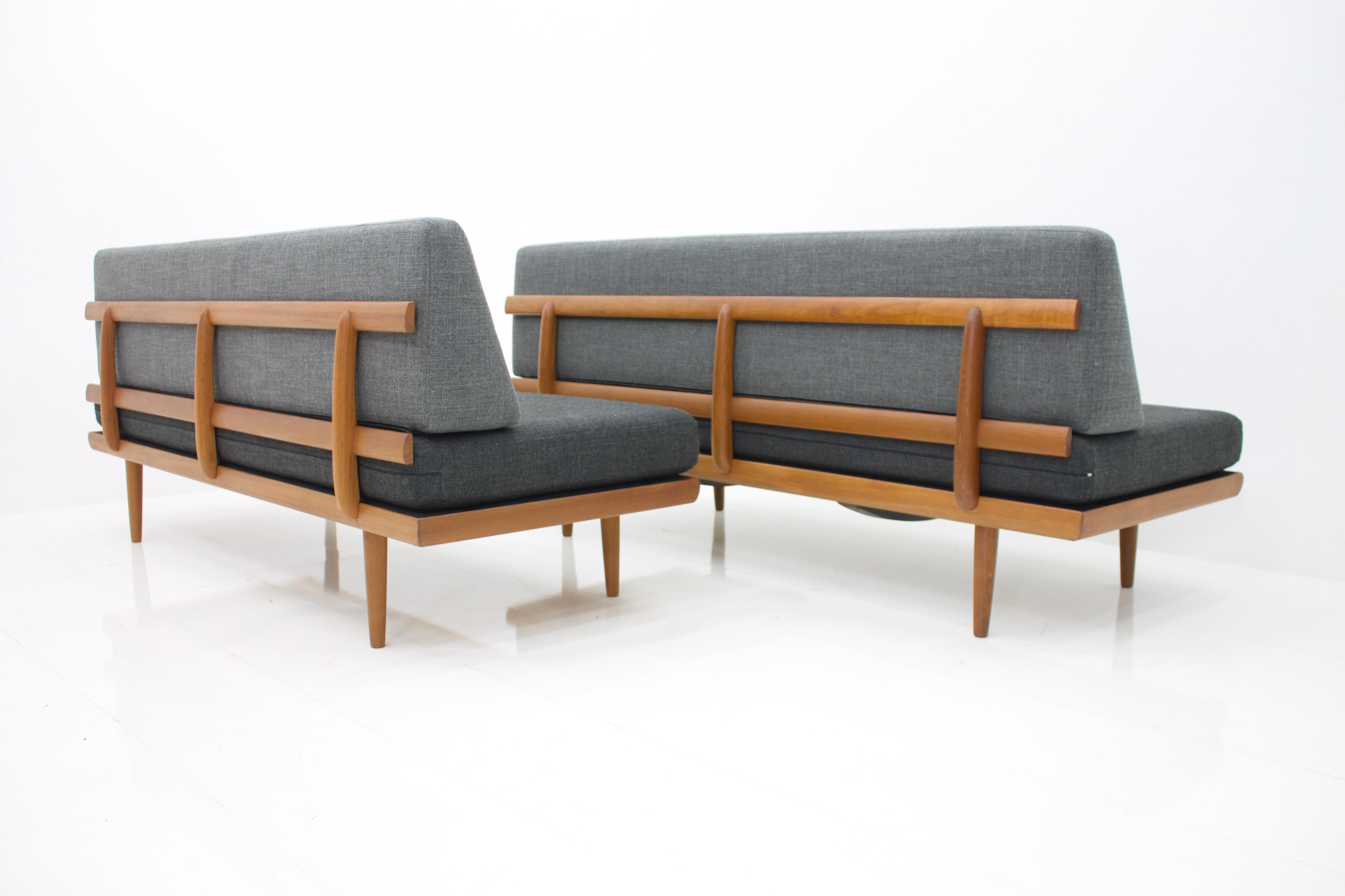 Mid-20th Century Tove & Edvard Kindt-Larsen Sofa Daybed Bench by Gustav Bahus Norway, 1960s