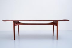 Tove & Edvard Kindt-Larsen Teak Coffee Table for France & Daverkosen, Denmark