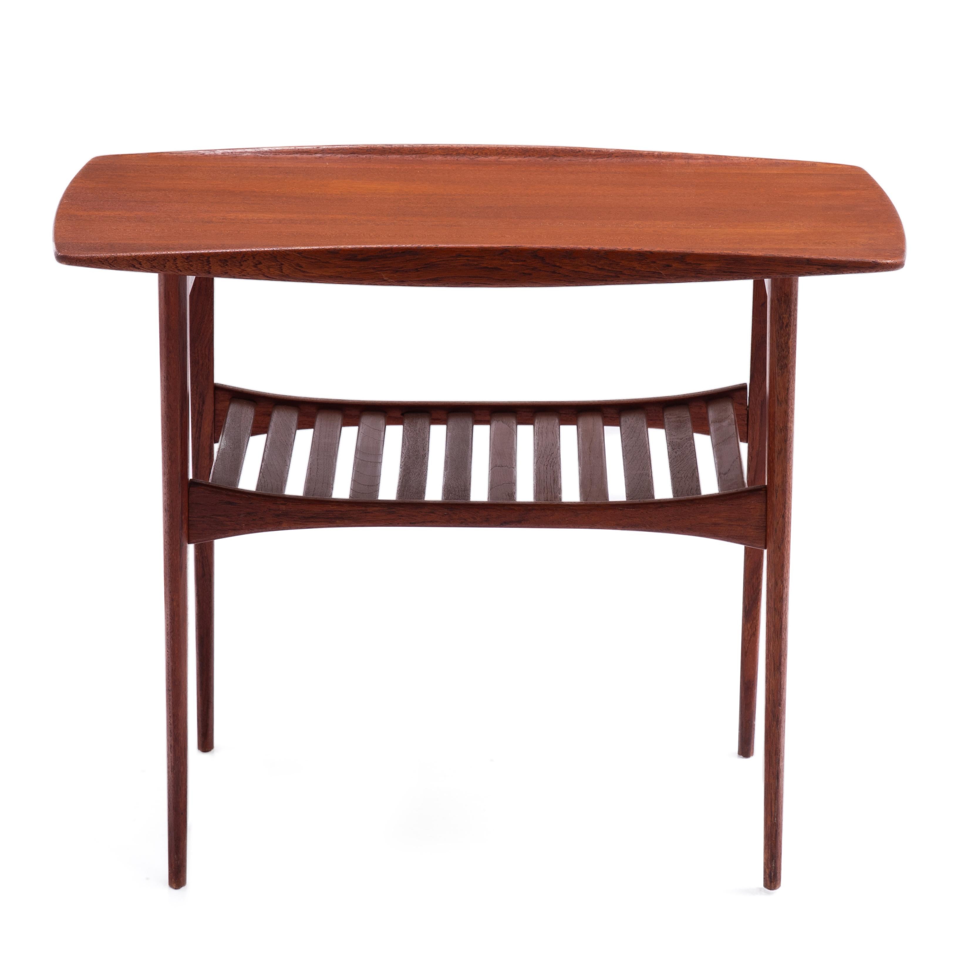 Tove & Edvard Kindt-Larsen Teak Beistelltisch Dänemark Dänisch Teak Frankreich & Daverkos im Angebot 5