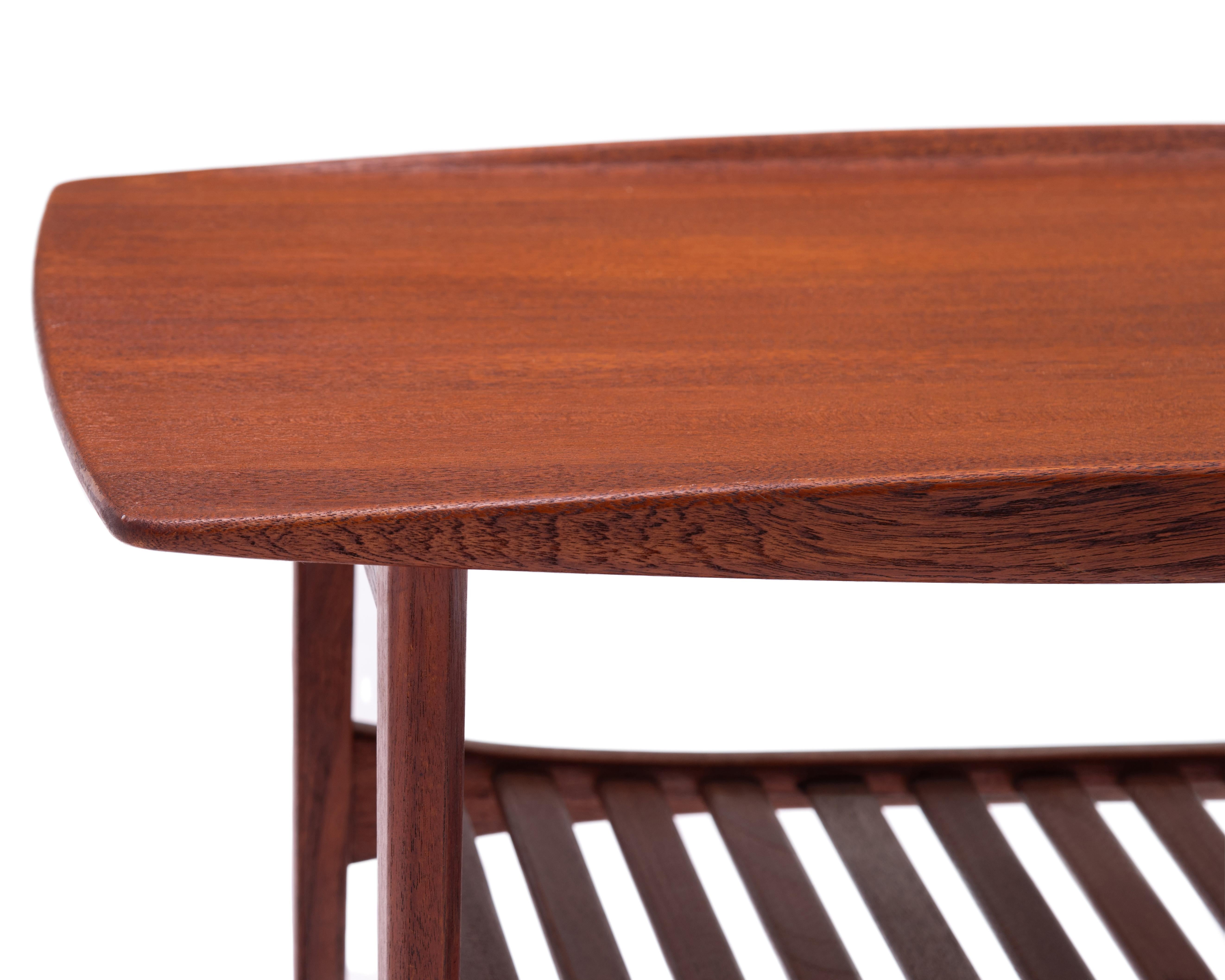 Tove & Edvard Kindt-Larsen Teak Beistelltisch Dänemark Dänisch Teak Frankreich & Daverkos im Angebot 6