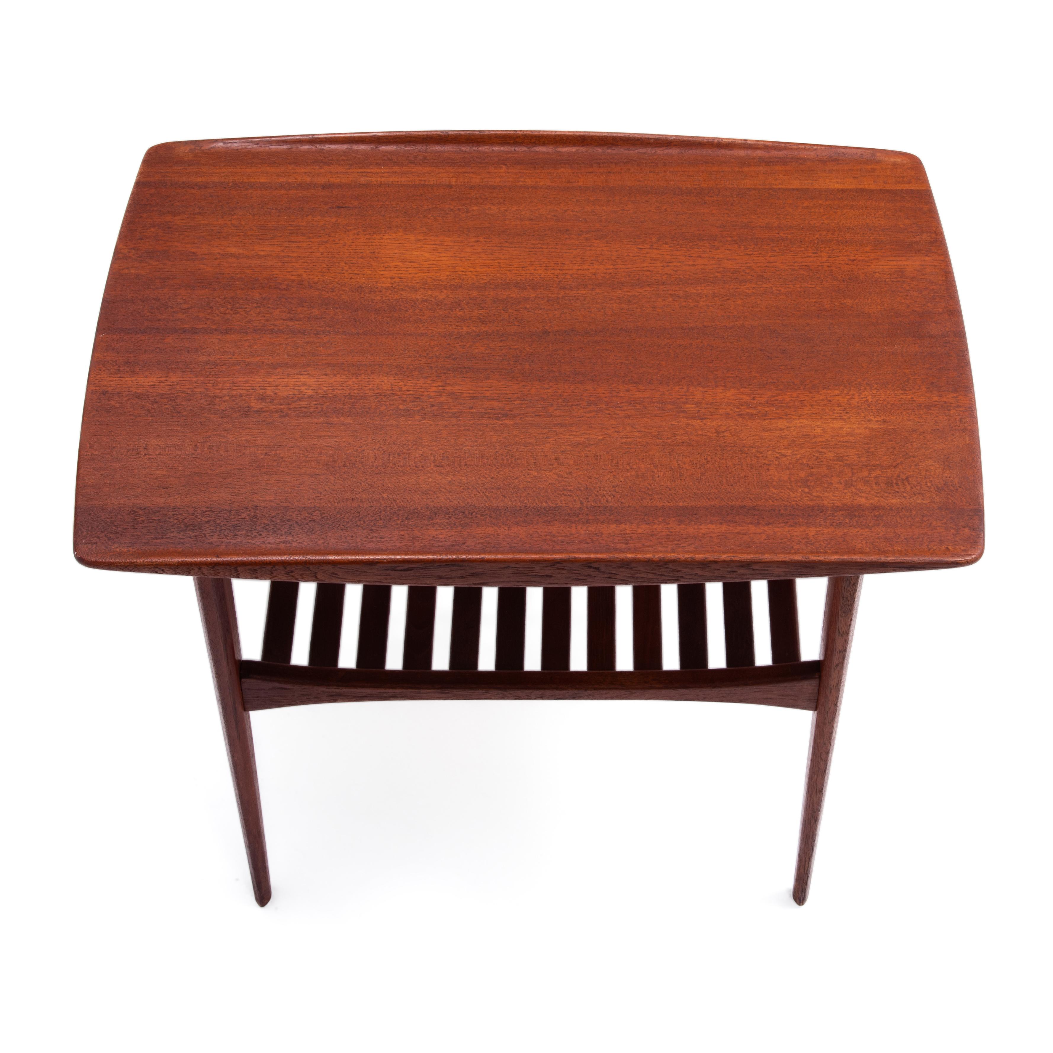 Tove & Edvard Kindt-Larsen Teak Beistelltisch Dänemark Dänisch Teak Frankreich & Daverkos im Angebot 8