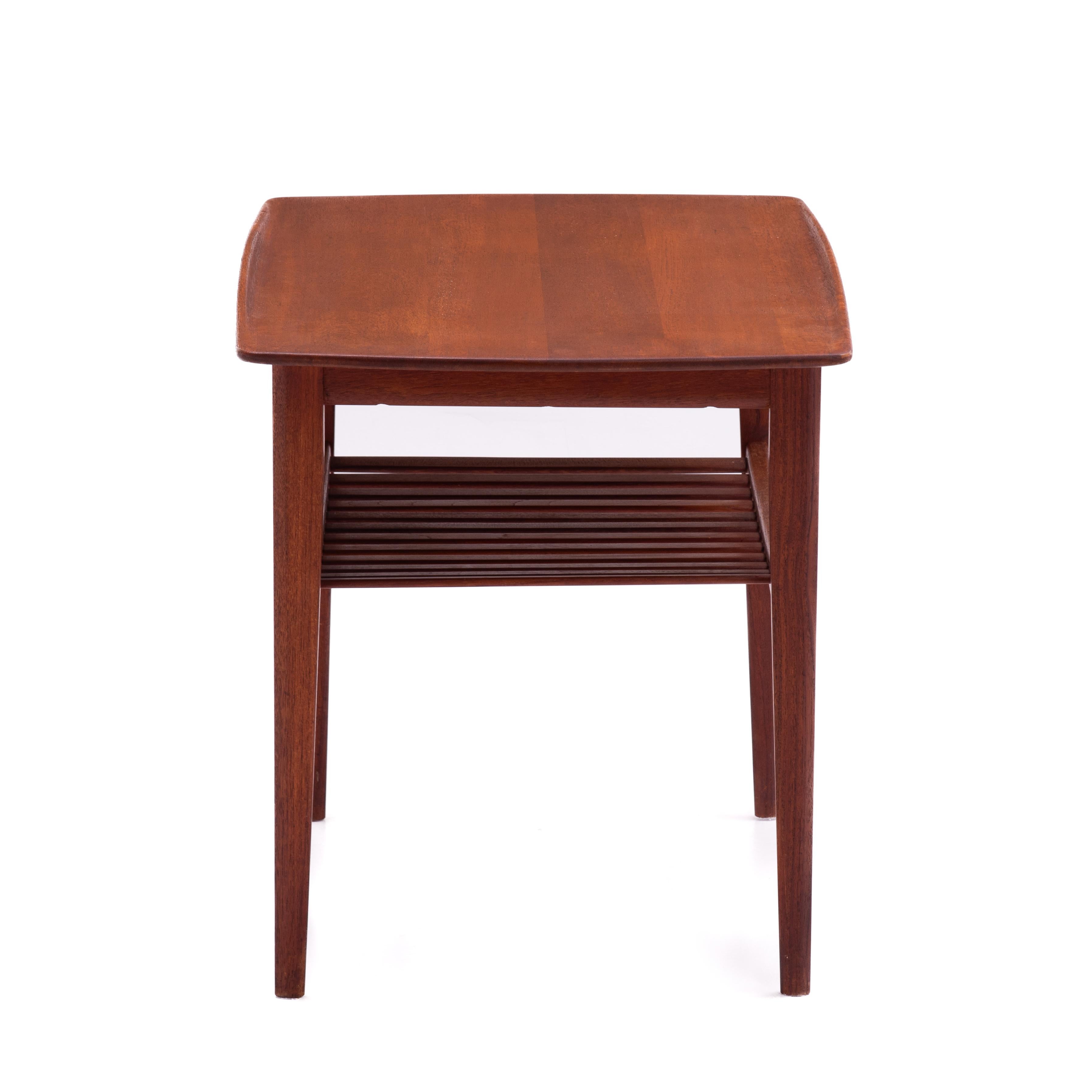 Tove & Edvard Kindt-Larsen Teak Beistelltisch Dänemark Dänisch Teak Frankreich & Daverkos im Angebot 2