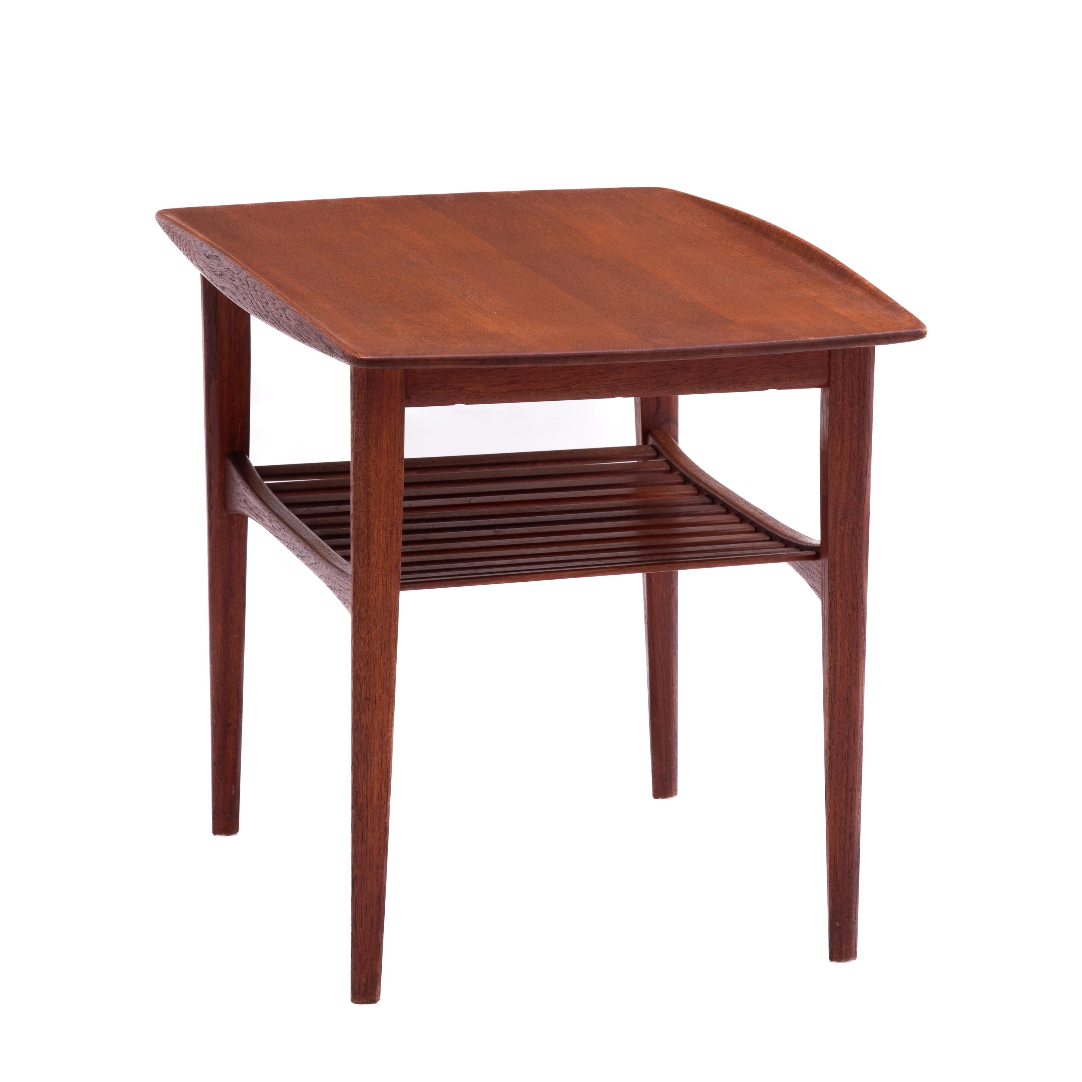 Tove & Edvard Kindt-Larsen Teak Beistelltisch Dänemark Dänisch Teak Frankreich & Daverkos im Angebot 3