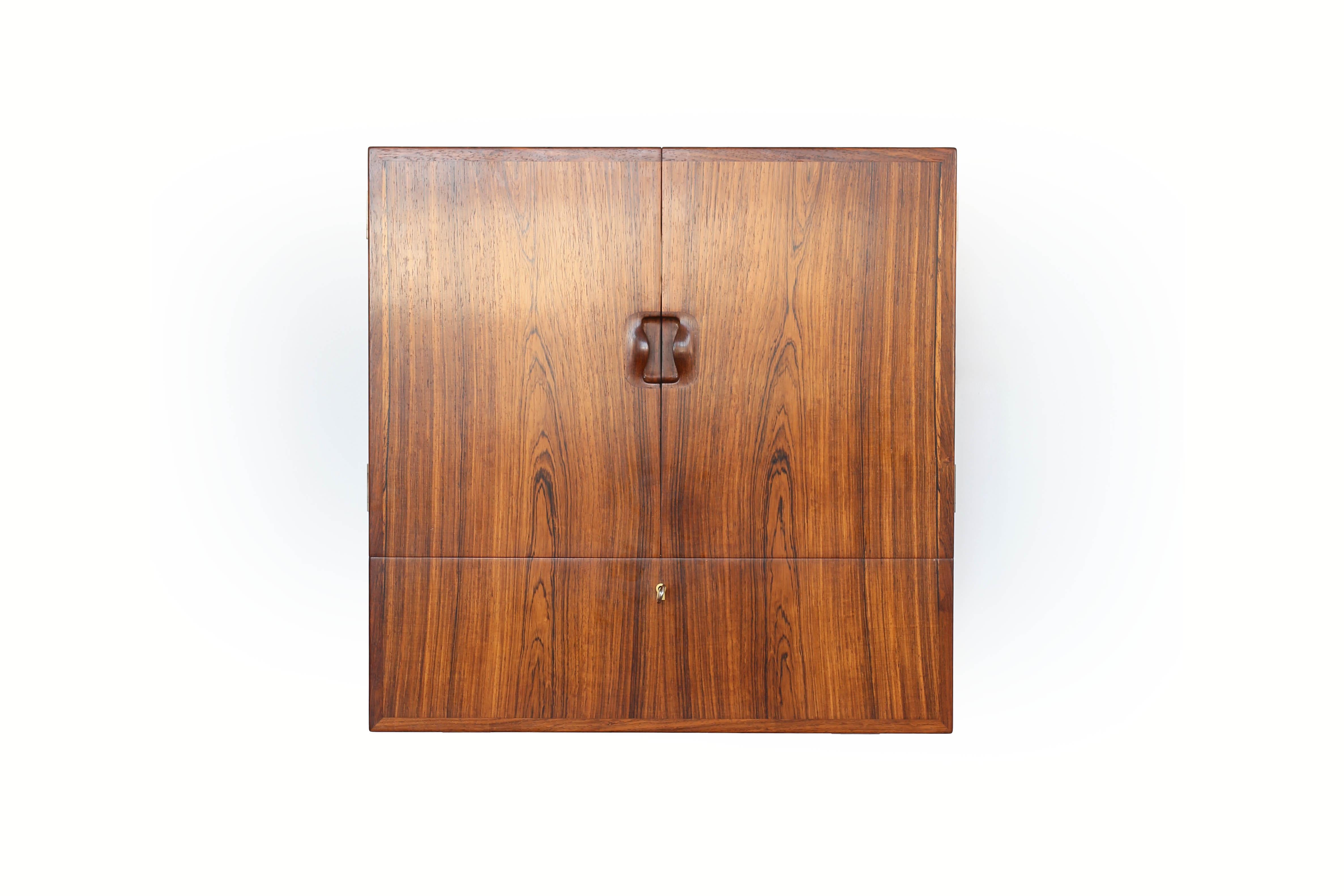 Danish Tove & Edvard Kindt-Larsen 'Young Lady Wanted' cabinet in Rosewood, 1941 For Sale